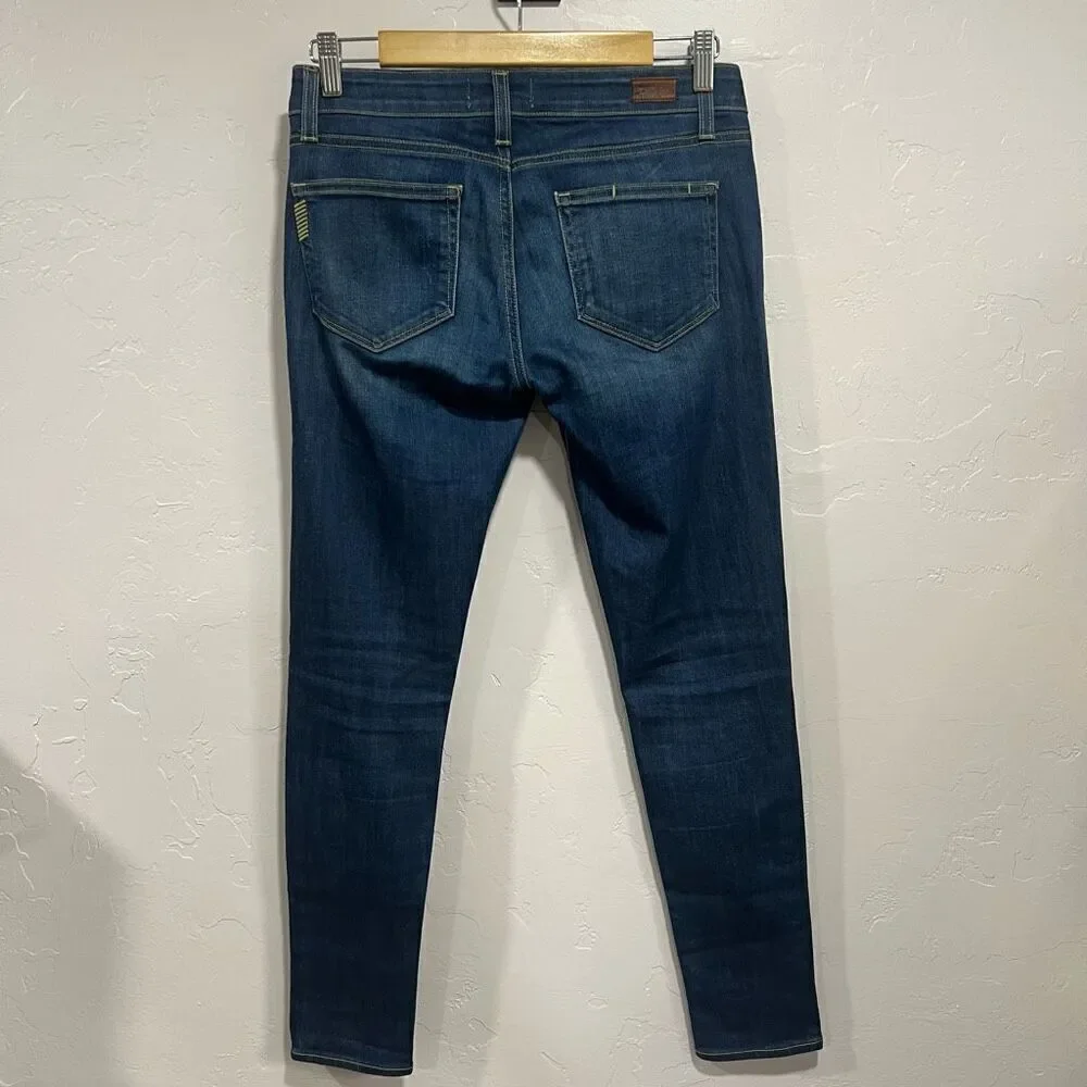 PAIGE Skyline Ankle Peg Skinny Blue Jeans Alanis Women's 26
